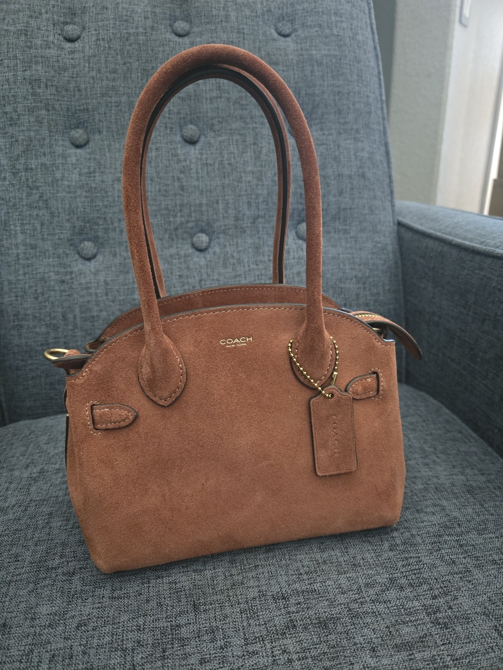 Coach Empire Carryall 21- Clay Suede